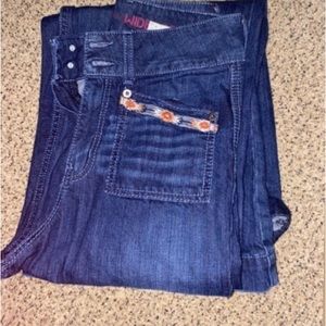 Wide leg jeans